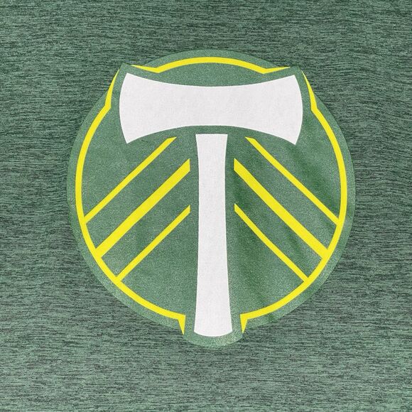Portland Timbers T Shirt Mens Large Green Original Crest Logo Short Sleeve MLS - Picture 3 of 8